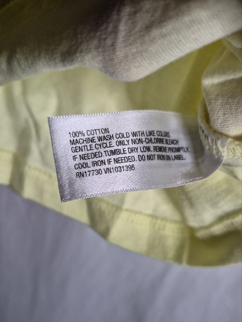 Universal Thread Light Yellow Cropped Crewneck Tee - Picture 4 of 5